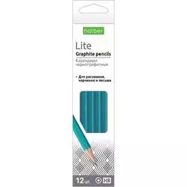 Чернографитный карандаш Hatber Lite 072856