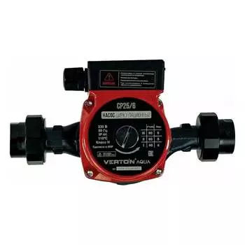 Циркуляционный насос VERTON AQUA CP25/6 01.13296.13314