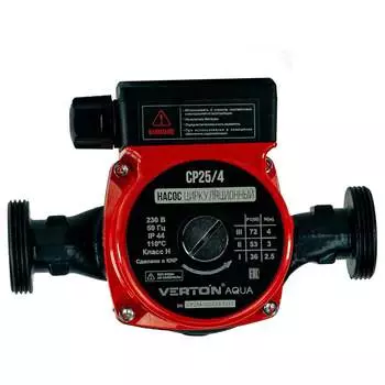 Циркуляционный насос VERTON AQUA CP25/4 01.13296.13313