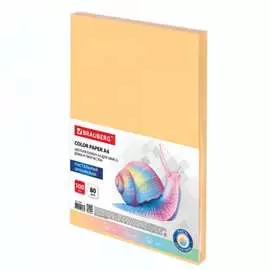 Цветная бумага для офисной техники BRAUBERG 112448