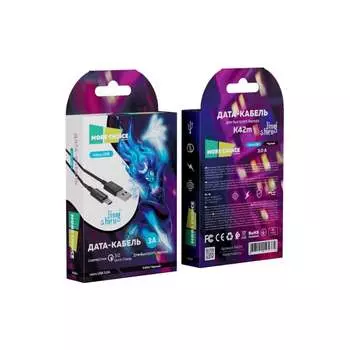 Дата-кабель для micro USB More Choice K42m Black