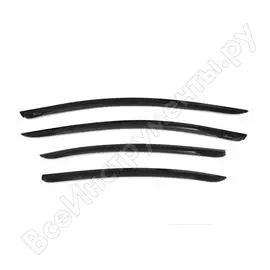 Дефлекторы окон vinguru volkswagen passat cc ii 2011-2017 седан, 4 штуки, акрил afv64812