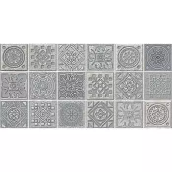Декор Azori Ceramica grazia grey nefertiti, 20.1x40.5 см 585582001