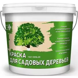 Декоративная краска для садовых деревьев KRAFOR
