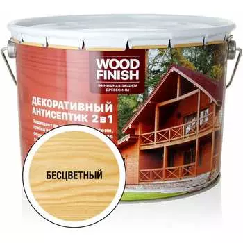 Декоративный антисептик для дерева ЗАО Декарт WOOD FINISH 28482