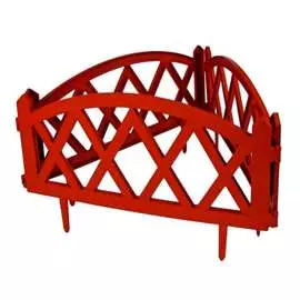 Декоративный забор gardenplast modern №4 5 шт, длина 3,00 м терракот 4814132000434 50313