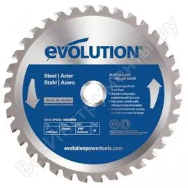 Диск (180х20х2,0 мм; 36 зубьев) по стали evolution evoblade180