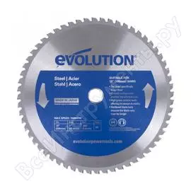 Диск (305х25.4х2,4 мм; 60 зубьев) по стали evolution 60tblade12