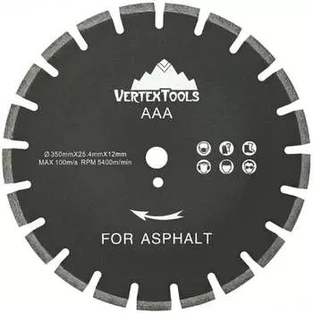 Диск алмазный по асфальту vertextools