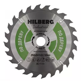 Пильный диск по дереву Hilberg Industrial HW253