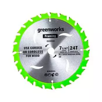 Диск пильный по дереву для циркулярной пилы GreenWorks 2943407