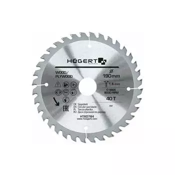 Диск пильный по дереву HOEGERT TECHNIK HT6D784