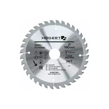 Диск пильный по дереву HOEGERT TECHNIK