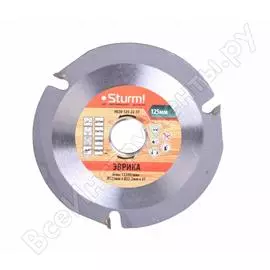 Пильный диск по дереву, пластику, гипсокартону Sturm 9020-125-22-3T