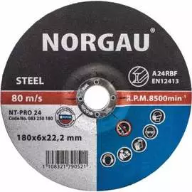 Диск шлифовальный по стали NORGAU NT-PRO 24 083250180