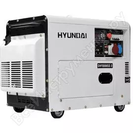 Дизельный генератор hyundai dhy8000se-3