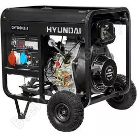 Дизельный генератор hyundai dhy 6000le-3
