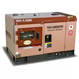 Дизельный генератор Toyo TKV-7.5SBS 00-00002537