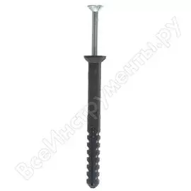 Дюбель-гвоздь саморезик omax 8х80, потайной борт 50 шт. dgomax-8х80-50