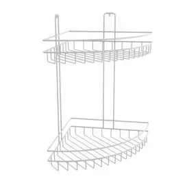 Двойная полка для ванной комнаты FORA
