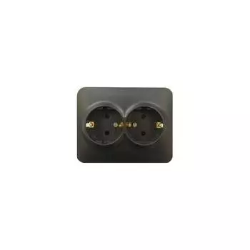 Двойная розетка Lezard KARINA LIFE 708-4200-127B