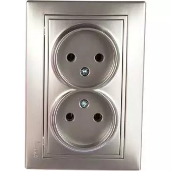 Двойная розетка Lezard MIRA 701-1010-128