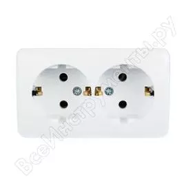 Двойная розетка Lezard VIOLA 751-0200-127