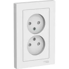 Двойная розетка Systeme Electric AtlasDesign ATN000122