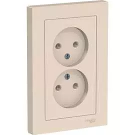 Двойная розетка Systeme Electric AtlasDesign ATN000220