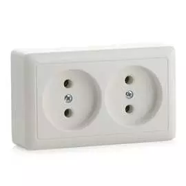 Двойная розетка Systeme Electric ХИТ RA16-237-B