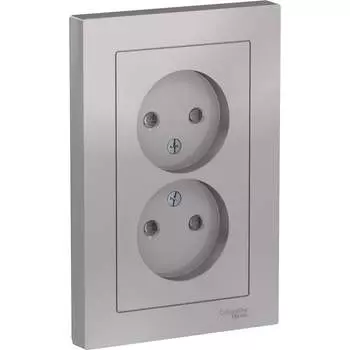 Двойная розетка Systeme Electric AtlasDesign ATN000322