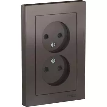 Двойная розетка Systeme Electric AtlasDesign ATN000622