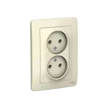 Двойная розетка Systeme Electric BLANCA BLNRS000022