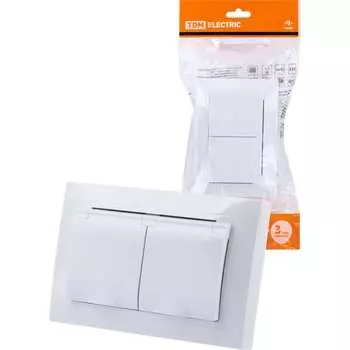 Двойная розетка TDM ELECTRIC Таймыр SQ1814-0076