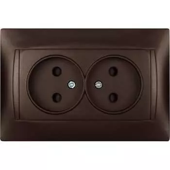 Двойная розетка TDM ELECTRIC Лама SQ1815-0512