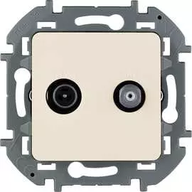 Двухкабельная розетка tv/sat Legrand INSPIRIA 673881