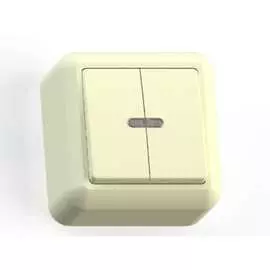 Двухклавишный выключатель Кунцево-Электро