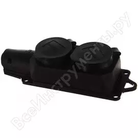 Двухместная розетка ANDELI AM-K05 2Р+РЕ ADL13-064