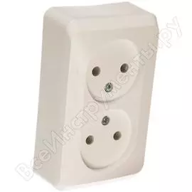 Двухместная розетка Systeme Electric Этюд PA16-005B