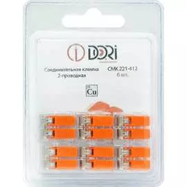 Двухпроводная соединительная клемма DORI СМК 221-412 46257