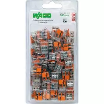 Двухпроводная соединительная клемма WAGO 221-412 ЦБ-00015777
