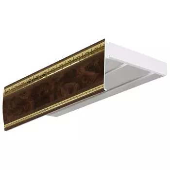 Двухрядный карниз Эскар ЭКОНОМ+ Антик 523430300