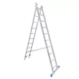 Двухсекционная алюминиевая лестница LadderBel