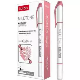 Двухсторонний артмаркер Hatber Mildtone PASTEL 060863