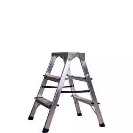 Двухсторонняя алюминиевая стремянка STAIRS AS203