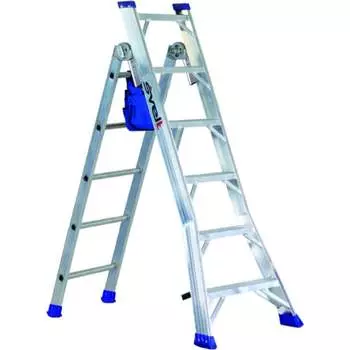 Двухсторонняя многопозиционная стремянка Svelt hybrid 6 ступеней SHYBRID06