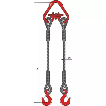Двухветвевой канатный строп кантаплюс 2ск-2/2