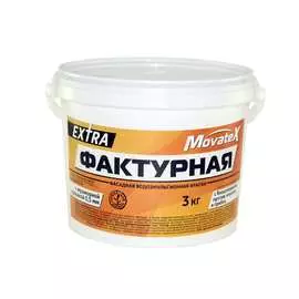 Фактурная водоэмульсионная краска Movatex EXTRA Т13332
