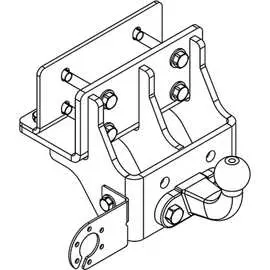 Фаркоп тсу Toyota HILUX 2005-2010 гг AVTOS