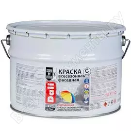 Фасадная всесезонная краска dali база с 9 л 1 25784